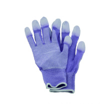 13G Knitted Seamless Polyster Liner Glove with PU Coated
